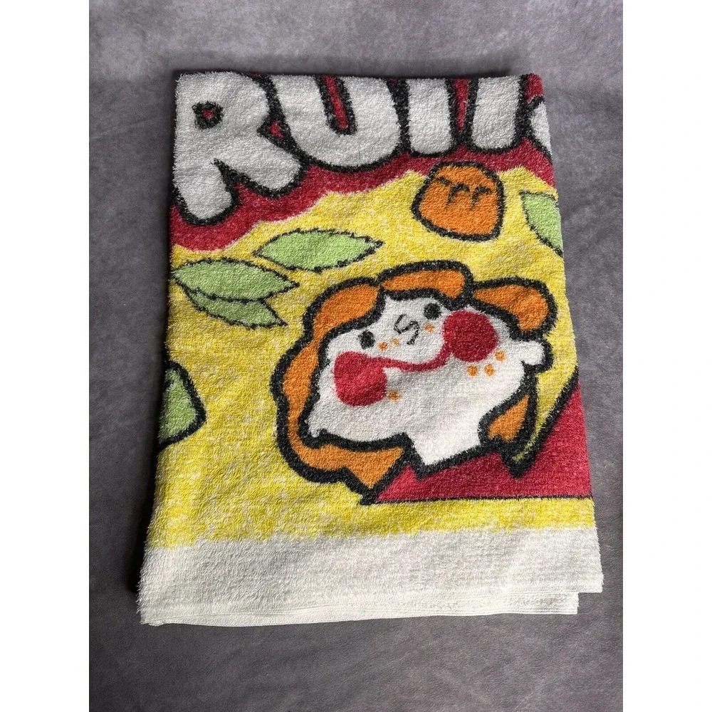 Vintage Jujyfruits Beach Towel‎ Advertising RA Briggs Made USA 27x56